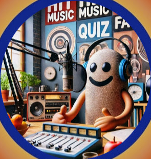 Logo of the Hits-Quizzes-Stuff Show with Harley Buckner